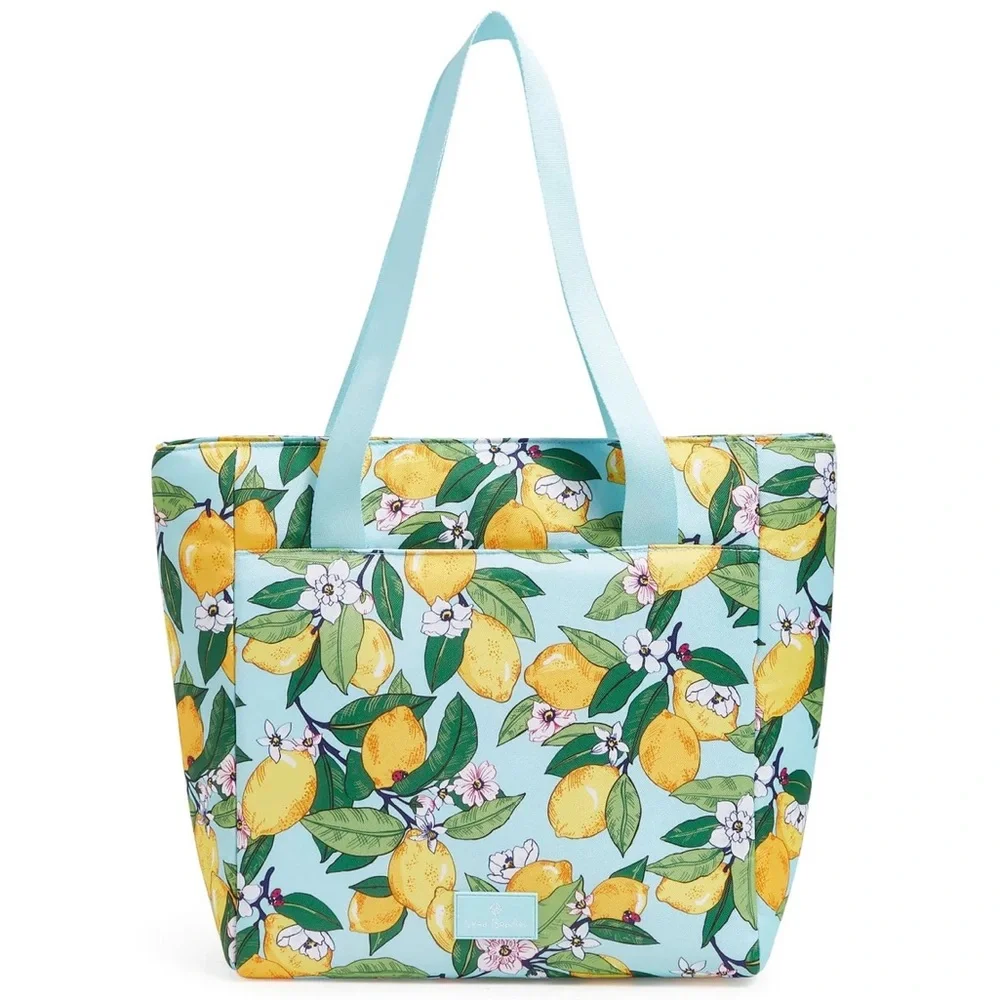 Vera Bradley Lighten Up Large Cooler Bag Lemon Grove - Picture 3 of 9